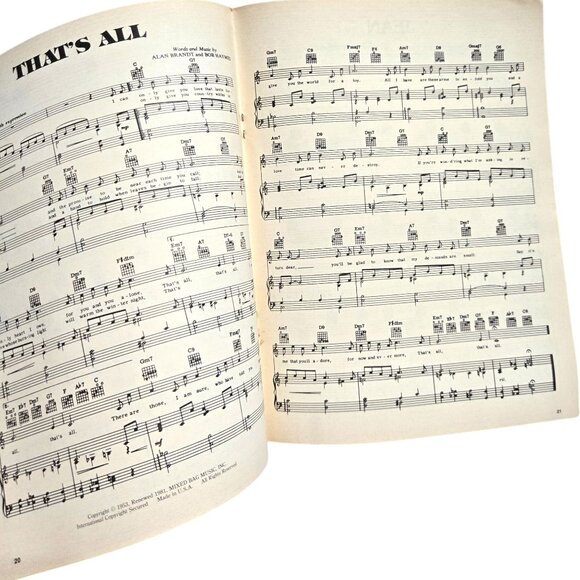 DC Comics Superman Sheet Music 1984 Piano/Guitar - Picture 3 of 3